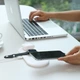 Бездротова зарядка Baseus Wireless Smart Charger 3 в 1 WX3IN1-02 (Біла) - изображение 8