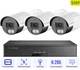 Комплект відеоспостереження вуличний G.Craftsman 3 IP камери 5MP з POE відеореєстратором - зображення 1