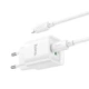 Мережевий зарядний пристрій HOCO C147A Charm PD20W+QC3.0 charger set (C to iP)(EU) White (6942007630283) - зображення 5