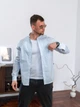 Сорочка чоловіча в смужку Casual сорочки чоловічі з бавовни Teamv Синя смужка XXL - зображення 4