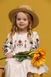 Дитяче лляне вишите плаття Piccolo Дерево роду 104 Біле - изображение 3