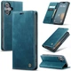 Чохол-книжка CaseMe із нубука для iPhone 16 Plus Бірюзовий - зображення 1