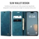 Чохол-книжка CaseMe із нубука для iPhone 16 Plus Бірюзовий - зображення 10