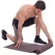 Коврик для йоги льняной каучуковый Yoga mat SP-Sport Темно-коричневый FI-2441 - изображение 3