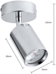 Reflektor punktowy Light Prestige Belize LP-734/1W CH - obraz 3