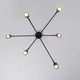 Lampa wisząca Snow 6 6xGU10 Czarna (LP-731/6P BK) - obraz 6