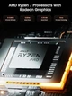 Мини ПК MINIS FORUM HX77G / AMD Ryzen 7 7735HS / RAM 32GB / SSD 1TB / Radeon RX 6600M / HDMI / LAN / Wi-Fi 6 / Bluetooth 5.2 / Windows 11 / Black - изображение 3