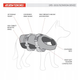 Kamizelka Ezydog Life jacket M 38-50 cm 18-27 kg czerwona (5708214984059) - obraz 3