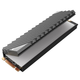 Радіатор охолодження Jonsbo M.2 2280 для SSD NVMe тепловідвід з алюмінієвого сплаву з тепловою прокладкою Сірий (CN160019) - изображение 2