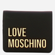 Гаманець жіночий зі штучної шкіри для карток Love Moschino JC5612PP1MKD0000 Чорний (800070339051) - зображення 1