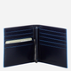 Портмоне чоловіче шкіряне для карток Piquadro PU1666B2R/BLU2 Синє (800070339315) - зображення 3