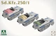 Збірна модель 1/35 Бронетранспортер Sd.Kfz.250/1 Takom 2184 - изображение 5
