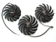 Вентилятор PowerLogic для видеокарты MSI RTX 2070 2080 Ti Gaming (orgnl) PLD09210B12HH PLD10010B12HH комплект 3шт (№381.9) - изображение 1