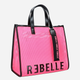 Torebka shopper damska mała Rebelle Electra REB0196T0018-0077 Różowa - obraz 3