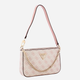 Torebka bagietka damska mini Guess Noelle HWBG7879720-OCL Różowa - obraz 3
