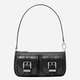 Torebka bagietka damska mini Michael Kors Zoey 32S5SZCU1V-001 Czarna - obraz 1