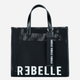 Torebka shopper damska mała Rebelle Electra REB0196T0018-0001 Czarna - obraz 1