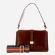 Torebka crossbody damska skórzana The Bridge Beatrice 04463001-14 Brązowa - obraz 3