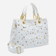 Torebka crossbody damska materiałowa Braccialini Beth B18261-TY-001 Biała - obraz 4