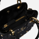 Torebka crossbody damska materiałowa Braccialini Beth B18264-TY-100 Czarna - obraz 4