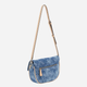 Сумка крос-боді через плече жіноча тканинна маленька Guess Cerelia HWDG9645190-DLP Синя (800070334958) - зображення 2