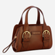 Torebka crossbody damska skórzana The Bridge Elena 441604VR-14 Brązowa - obraz 3