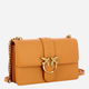 Torebka crossbody damska skórzana Pinko Love One 100053A0F1-C83Q Jasnobrązowa - obraz 3