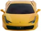 Машинка Rastar Ferrari 458 Italia 1:24 Желтый - изображение 6