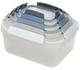 Набір Joseph Joseph Контейнери Sky Edition 5 шт + Млинок для солі та перцю Milltop Sky 2 предмети (SET_81105/JJ_20157) - зображення 3