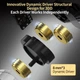 CCA TRIO (with mic.) – трибридные наушники 3DD Hybrid IEM с микрофоном - зображення 4