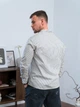 Рубашка мужская в полоску Casual рубашки мужские из хлопка Teamv Черная полоска L - изображение 4