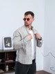 Рубашка мужская в полоску Casual рубашки мужские из хлопка Teamv Черная полоска L - изображение 6