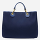 Torebka shopper damska materiałowa Braccialini Beth B18260-TY-200 Niebieska - obraz 3