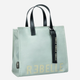 Torebka shopper damska materiałowa Rebelle Electra REB0082T0001-0075 Turkusowa - obraz 3
