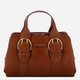 Torebka shopper damska skórzana The Bridge Elena 441614VR-14 Brązowa - obraz 4