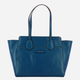 Torebka shopper damska skórzana The Bridge Elettra 44674501-EJ Niebieska - obraz 1