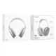 Навушники Bluetooth BOROFONE BO22 Elegant TF, AUX, BT5.3, 400mAh, 12h, бездротові повнорозмірні з мікрофоном Сталевий - изображение 2