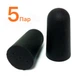 Беруши, противошумные вкладыши 3M 1100 37 дБ Черный 5 Пар (Black) - изображение 1