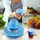 Набір універсальних силіконових кришок для посуду, овочів та фруктів - Magic Kitchen С6 - Blue - зображення 5
