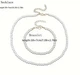 Комплект украшений Чокер и браслет бусины ( имитация жемчужин) - изображение 5