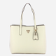 Сумка шопер жіноча зі штучної шкіри Guess Meridian HWBG8778230-IVO Молочна (800070334862) - зображення 1