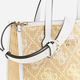 Torebka shopper damska materiałowa Guess Silvana HWSW8665220-CIO Biała - obraz 4