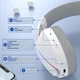 ATTACK Shark L90 Wireless – Ігрові бездротові навушники з Bluetooth 5.3, 2.4G, 7.1 Surround Sound, 40мм динаміки, до 35 год роботи, знімний мікрофон, RGB підсвітка Silver - зображення 3