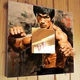 Декоративное зеркало "Актер Брюс Ли. Bruce Lee" подарок фанатам кино, украшение интерьера дома, офиса, кафе, бара - изображение 1