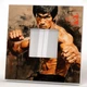 Декоративное зеркало "Актер Брюс Ли. Bruce Lee" подарок фанатам кино, украшение интерьера дома, офиса, кафе, бара - изображение 2
