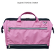 Сумка спортивна для занять фітнесом DERBY FitnessBag дорожня сумка-саквояж ручна поклажа 40 30 20 в літак лоукост рожева - зображення 6