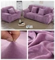 Захисний чохол на тримісний диван Diana Textile Plush Velvet, 190x230 см, Бузковий - зображення 6