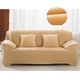 Захисний чохол на тримісний диван Diana Textile Plush Velvet, 190-230 см, Бежевий - зображення 3