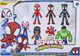 Zestaw figurek Hasbro Disney: Marvel Spidey and His Amazing Friends Team Spidey and Friends 7 szt 10 cm F1458 (5010993854110) - obraz 1