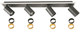 Світильник спотовий Light Prestige Parma LP-0612/4C BK - зображення 4